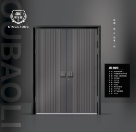 轻奢系统装甲门精雕铝木装甲门